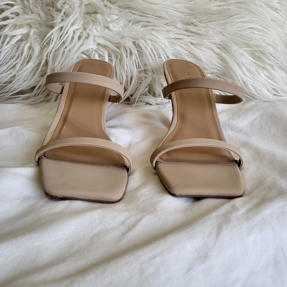 Nude Strap Kitten Heel - Picture 2 of 9